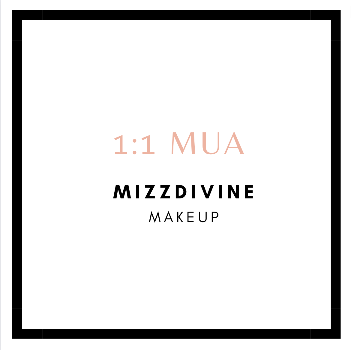 1:1 Aspiring Makeup Artist Class 3 sessions